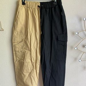 Two toned joggers